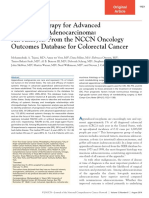 [15401413 - Journal of the National Comprehensive Cancer Network] Systemic Therapy for Advanced Appendiceal Adenocarcinoma_ An Analysis From the NCCN Oncology Outcomes Database for Colorec