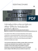 Introducción A Los Scripts en After Effects-Instalación - GFXARGENTINA