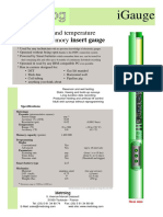 Igauge: Pressure and Temperature Electronic Memory Insert Gauge