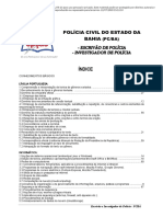 Índice: Polícia Civil Do Estado Da Bahia