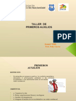 Taller de Primeros Auxilios 2014