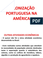 Atividades econômicas na colonização portuguesa
