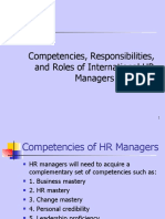 Lecture 4 - Competencies of HR Managers