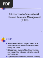 Introduction To International Human Resource Management (IHRM)