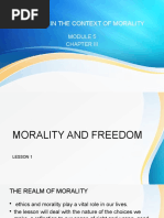 Freedom in The Context of Morality