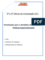 3º e 4º Ciência Da Computação (CC) : Orientações para A Disciplina de Atividades Práticas Supervisionadas
