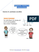 Segments Droites Et Constructions Exercice 15 Sixieme