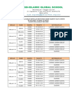 Jadwal Bta Metode Ummi Daring Dan Luring Sd-Igs