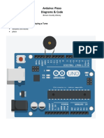 Arduino: Piezo Diagrams & Code: Projects 01 & 02: Scale and Playing A Tune