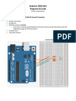 Arduino: RGB Leds Diagrams & Code: Projects 01 & 02: Blinking RGB Led & Smooth Transition