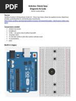 Arduino: Simon Says Diagrams & Code: Source