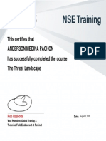 Fortinet Course Completion Certificate
