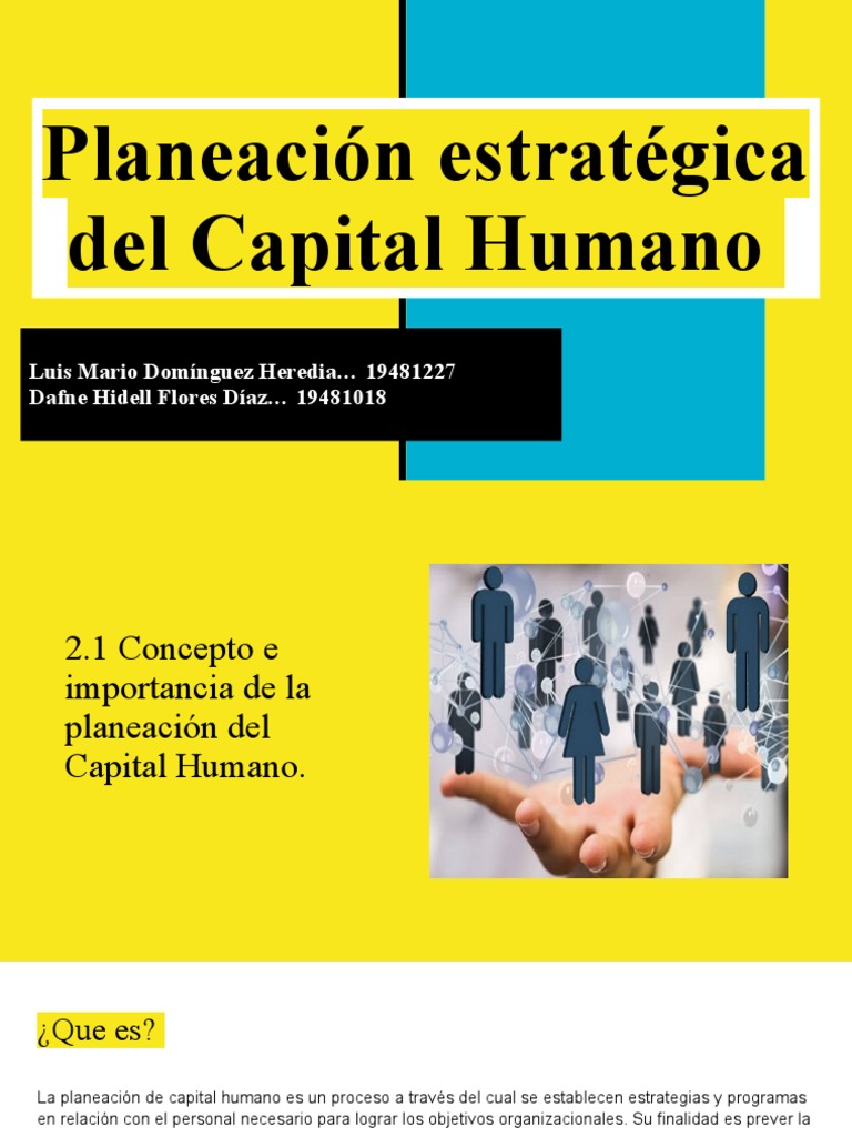 Planeación Estratégica Del Capital Humano Eq2 | PDF | Planificación