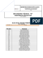 Bajas Segundo Trimestre C.E. 2021-2022