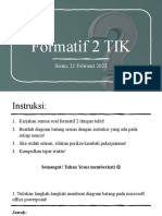 Formatif 2 TIK, 21 Februari 2022