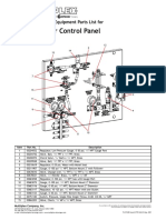 CO2/Air/Water Control Panel Parts List