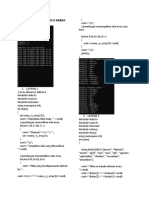 Codingan Pertemuan 9 Array