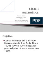 Clase 2 tercero basico matematica