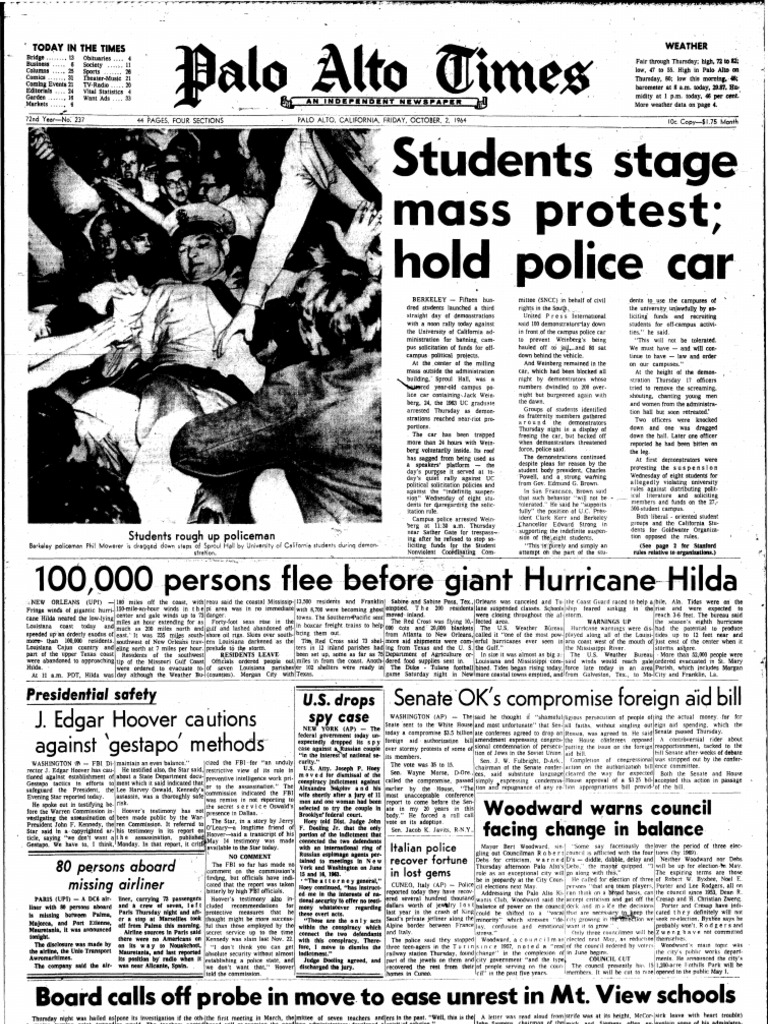 Palo Alto Times For 1964-10-02 PDF Louisiana Gulf Coast Of The United States