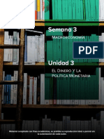 Política monetaria y el dinero: funciones, agregados monetarios y bancos