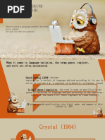 Types of Register in English Writing | PDF | Linguistics | Human ...