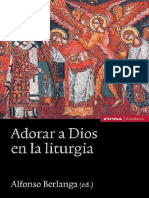 Adorar A Dios en La Liturgia by Berlanga, Alfonso