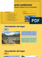 G3 - Impacto Ambiental-Compañía Minera Volcan S.A.A (Volcan)