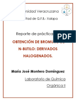 Obtención de bromuro de n-butilo por SN2