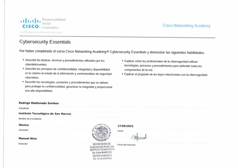 Cybersecurity Essentials | PDF