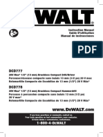 Manual dcd777