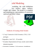 Unit 2 Solid Modeling