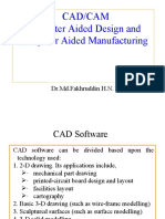 Introduction To Computer Aided Design and Computer Aided Manufacturing