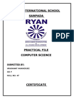 Computer Practical File