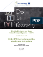 D4.2.5 DYI Conversion Provides Step-By-Step Instructions: Electric, Electronic and Green Urban Transport Systems - Eguts