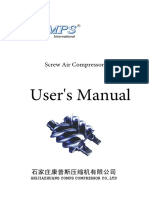 User Manual of SEF140EZ-A Comps Air Compressor