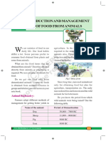 Production and Management of Food From Animals: Animal Husbandry