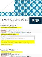 Program System - SQL Commands
