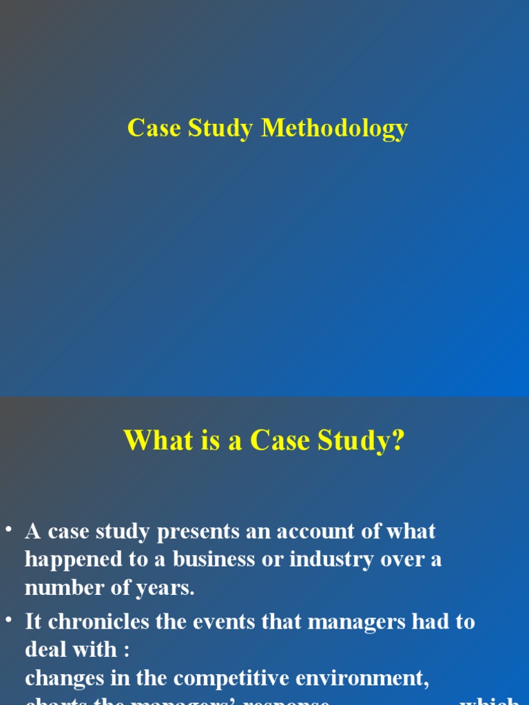Case Study Method | Download Free PDF | Case Study | Cognition
