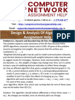 Design & Analysis of Algorithms Assignment Help