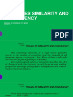 L3 Triangles Similarity and Congruency