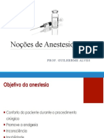 Aula 8. Noções de Anestesiologia