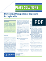 Preventing Occupational Exposure To Legionella: Legionella. La Include The Following (CDC 2016b, C