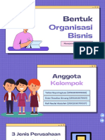 Mankeu CA Kelompok 4 - Bentuk Organisasi Bisnis