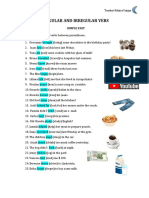 Regular and Irregular Vers Simple Past