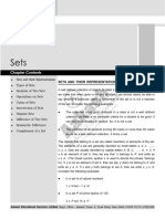 Chapter Contents: Sets and Their Representation