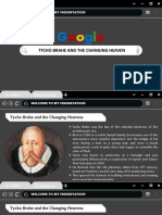 Tycho Brahe and The Changing Heaven: Welcome To My Presentation!