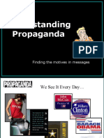 Understanding Propaganda: Finding The Motives in Messages
