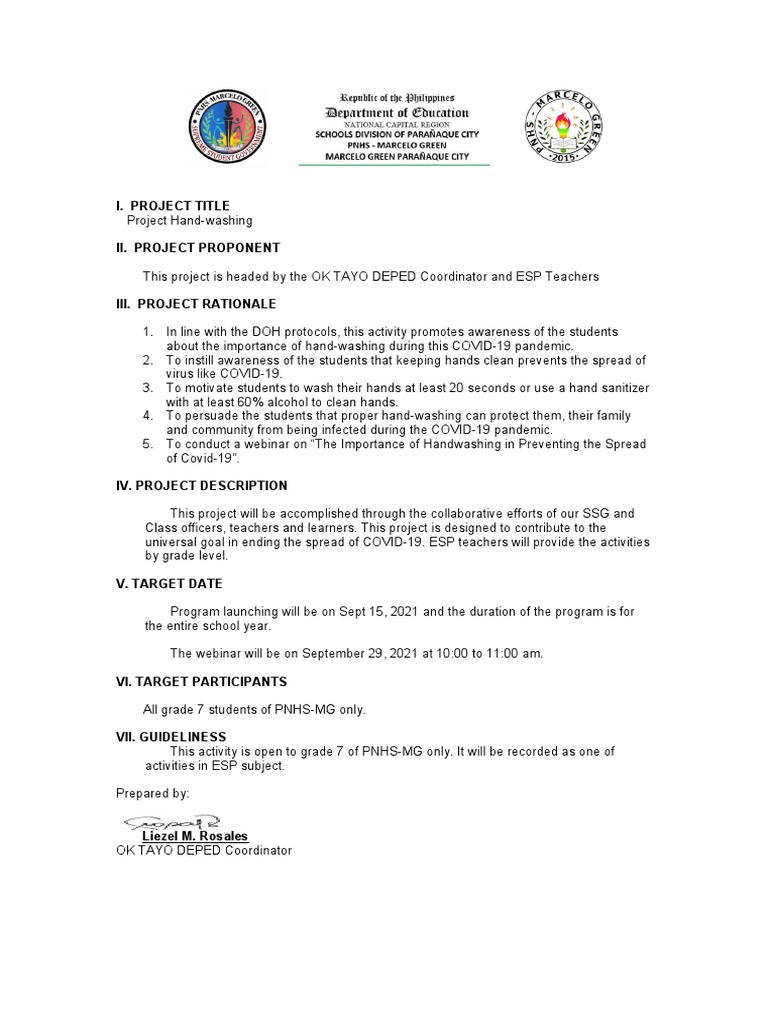 Ok Ka Deped Program Proposal | PDF