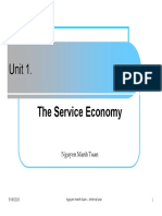 Unit 1.: The Service Economy