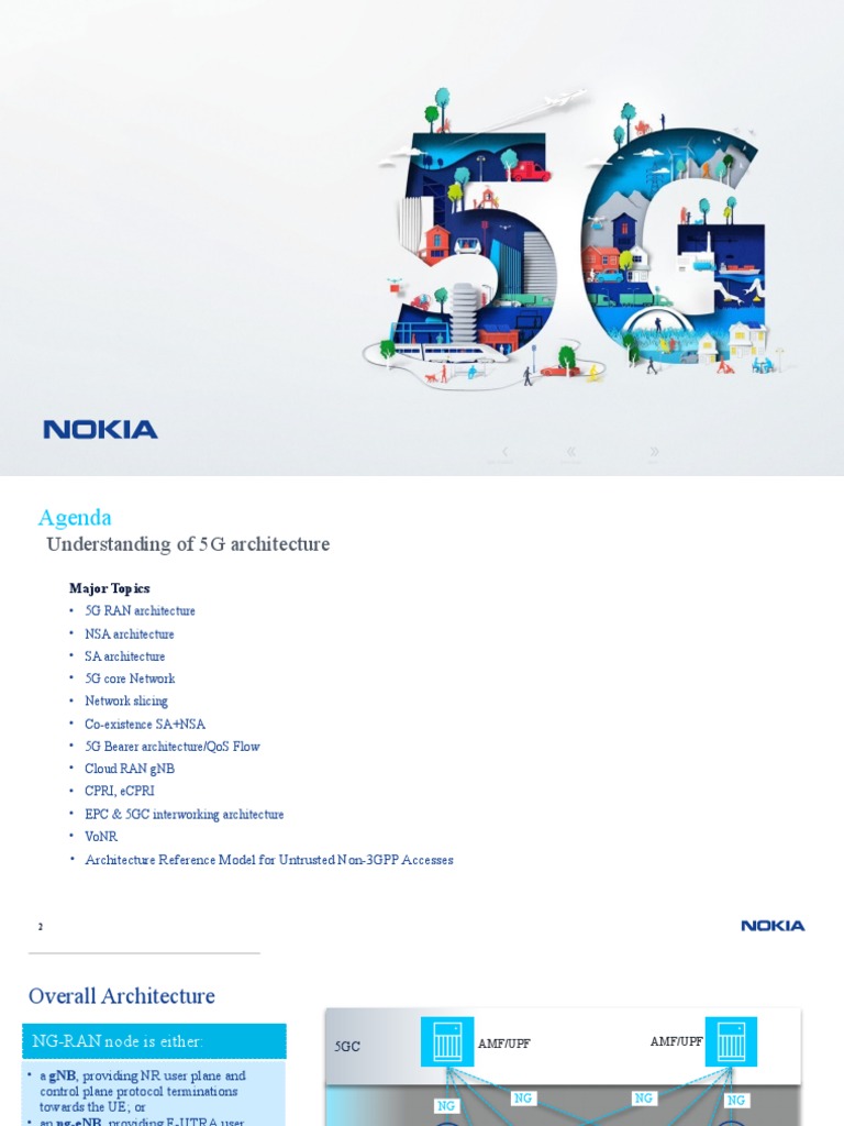 5G RAN and Core Network Architecture | PDF | Computers